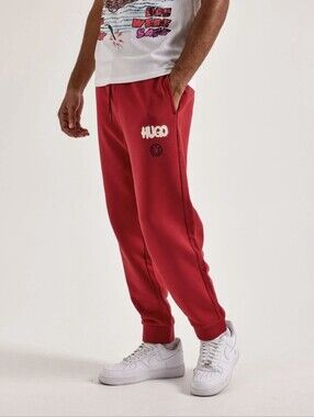 Hugo Boss Mens Nimaytro Sweatpants NWT Size XL In Red